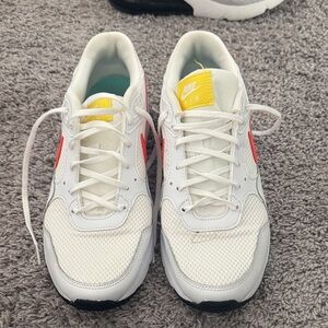 Nike White and Pink Athletic Shoes